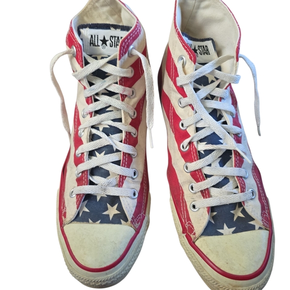 Converse American Flag High-Top Sneakers - Picture 5 of 8